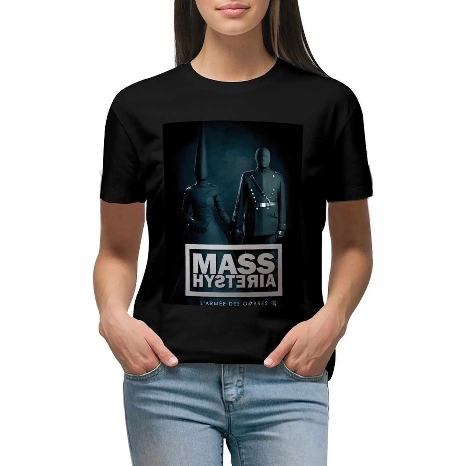 

Mass Hysteria art T-shirt anime clothes female T-shirts for Women