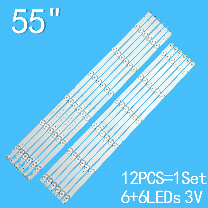 LED Backlight strip For 55UK6100PTA 55UJ632 55UJ630Y 55UJ634V 55UJ634V-ZD JL.D550C1235-001BS-M led backlight strip for 55uk6100pta 55uj632 55uj630y 55uj634v 55uj634v zd jl d550c1235 001bs m