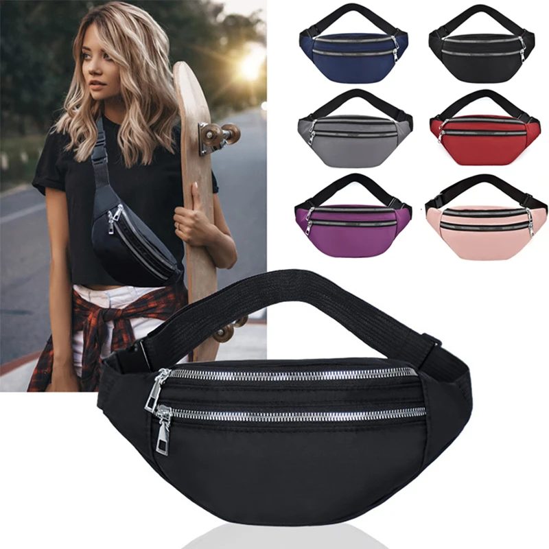 Riñonera de cuero vegano con correa ajustable para mujer, bolso femenino  con cinturón, Mini bolso cruzado en todas partes, Envío Gratis - AliExpress