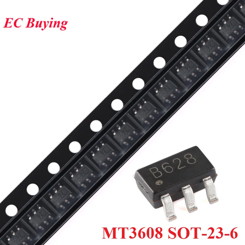 10/5Pcs Mt3608 Fm3608 3608 Sot23-6 Sot-23-6 1.2Mhz 2A Convertitore Boost Ad Alta Efficienza Chip Ic Nuovo Originale