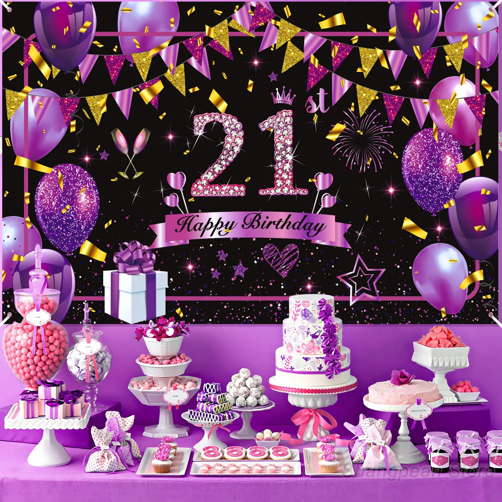 Decoration Ideas Ideas For Girls 21st Happy 21st 21st Party Ideas