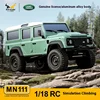 MN Mn111 KIT RTR 1/18 Rc Car 3 Speeds Full Scale Remote Control Metal Shock Absorption Climbing Cars Lamp Clusters 2