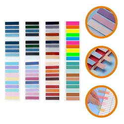 Books of Posted It Transparentes Sticky Notes Self-Adhesive Annotation Read Books Bookmarks Professional notebooks for school