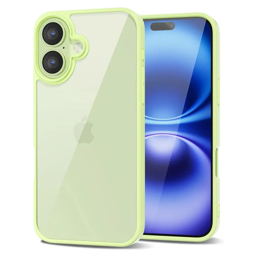 Vibrant Transparent Phone Case with Soft Bumper and TPU Back