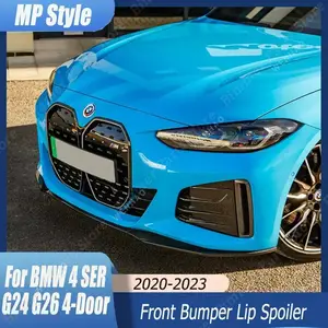 Auto Frontspoiler Lippe Kit für BM-W 4 Series G22 G23 425i 430i 2020-2023,  ABS Frontstoßstange Kinn Splitter Wing Spoiler Lippen Körper Protector