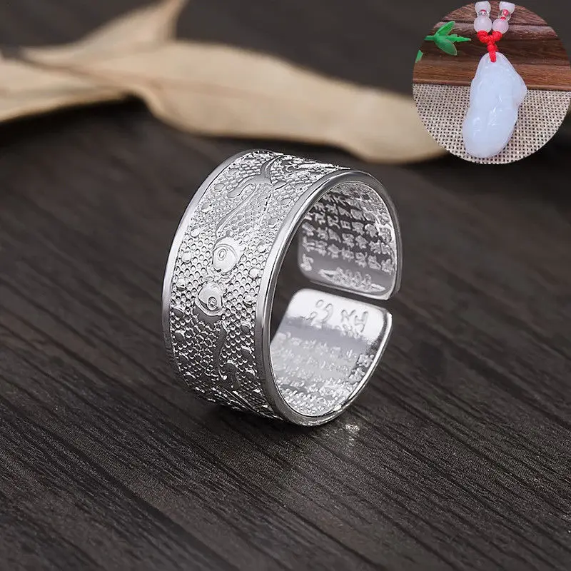 S925 Pixiu Adjustable Ring, silver ring,silver rings