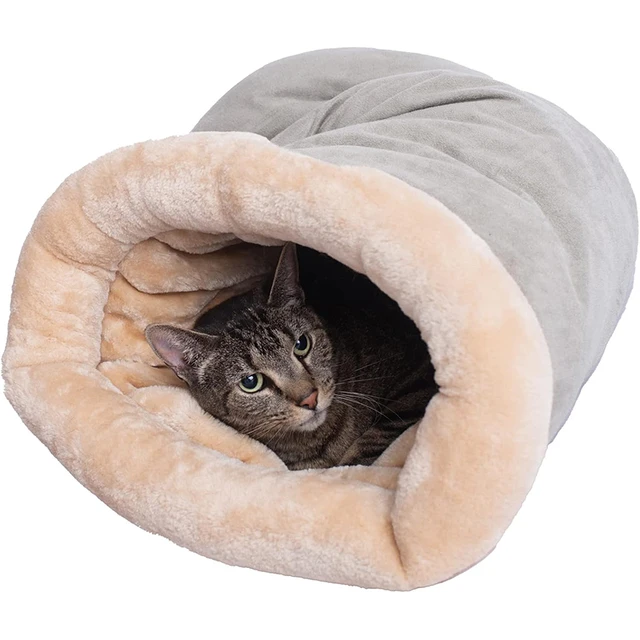 Autumn and Winter Cat Sleeping Bag Semi-enclosed Cat Nest Warm Small and Medium-sized Pet Nest Can Be Disassembled and Washed Autumn and Winter Cat Sleeping Bag Semi-enclosed Cat Nest Warm Small and Medium-sized Pet Nest Can Be Disassembled and Washed