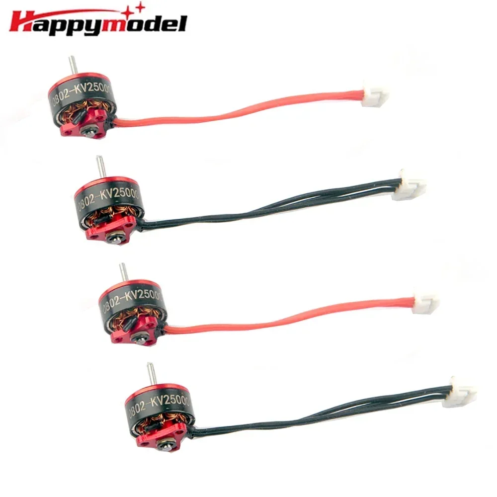 

4pcs Happymodel SE0802 1-2S 16000KV 19000KV 22000KV 25000KV Brushless Motor 1mm for Mobula7 Snapper7 RC Drone Multicopter Parts