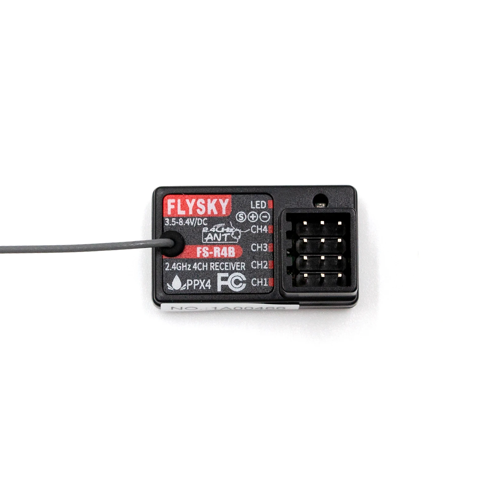 Récepteur FS-R4B 4 canaux PWM 2.4GHz ANT pour RC voiture