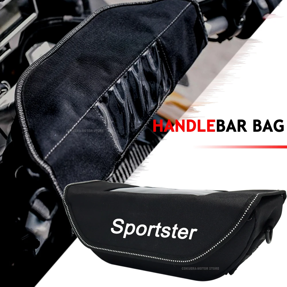 

For Harley Sportster Motorcycle Waterproof And Dustproof Handlebar Storage Bag