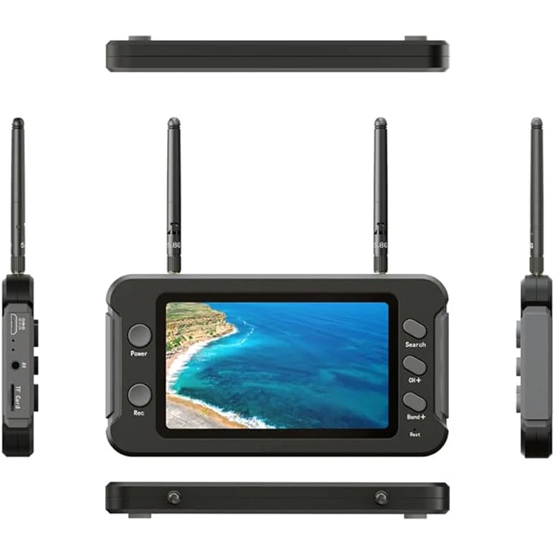 Moniteur FPV 4.3" 5.8G 40CH DVR Batterie 1200mAh