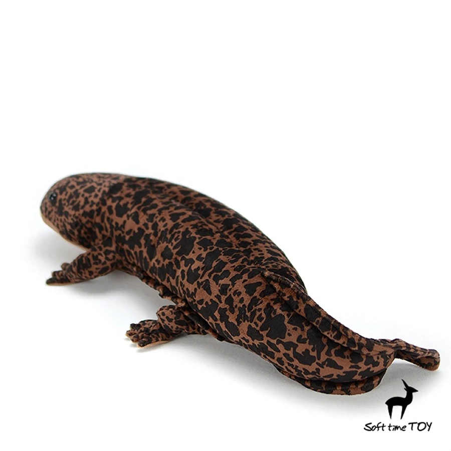 Chinese Giant Salamander High Fidelity Anime Cute Plushie Axolotl Plush Toys Lifelike Animals Simulation Stuffed Doll Kawai Toy 3