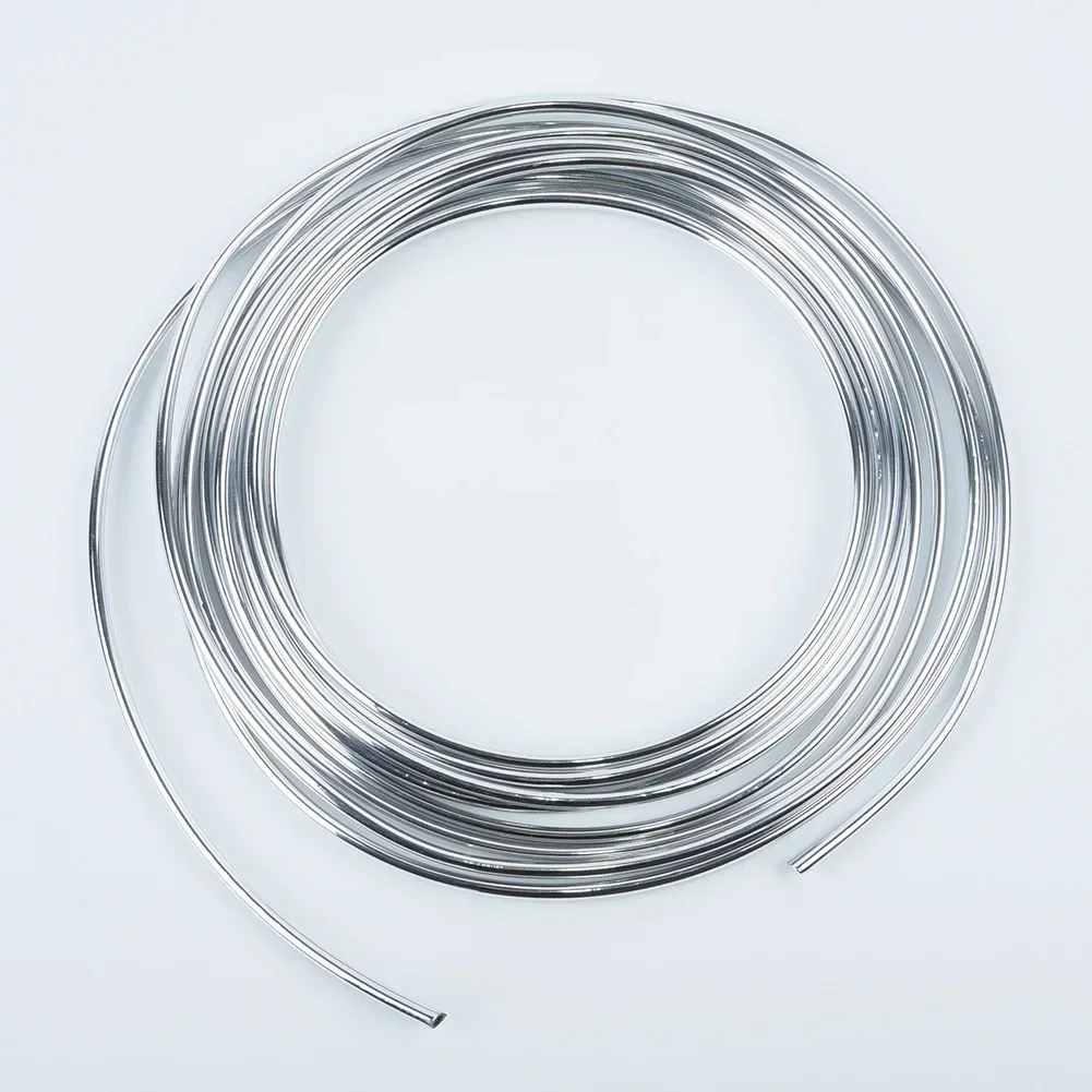 6M Car Door Chrome Edge Moulding Trim Strip Scratch Guard Protector Universal U-profile Car Trim Molding Strip 1pc