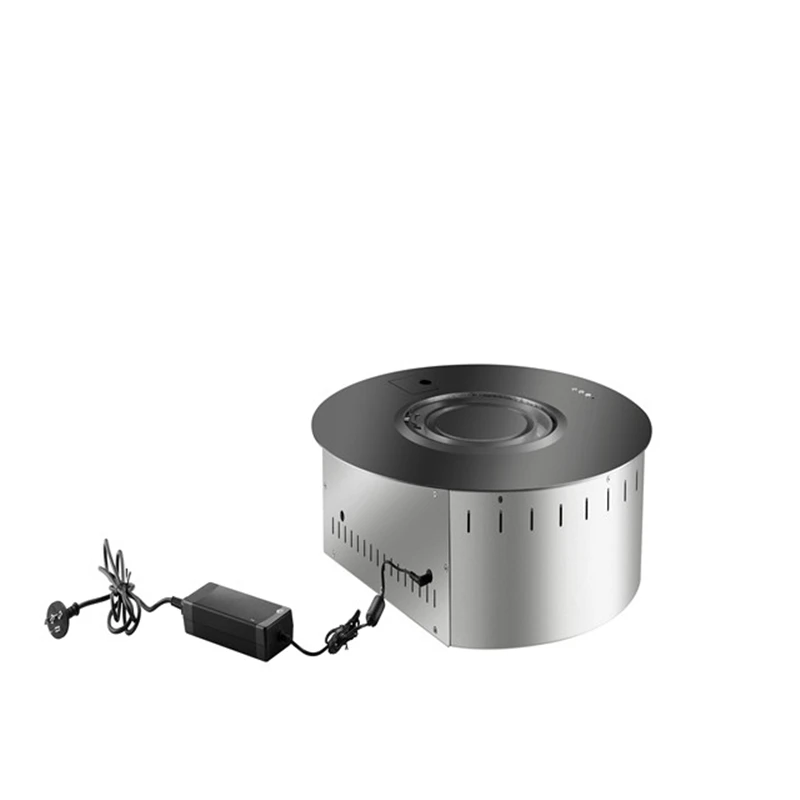550mm Remote Control Intelligent Smart Bio Burner Automatic Round Ethanol Fireplace 5