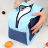 Children Lunch Bag Contrast Color Large Capacity Lunch Pouch Lunch Box Storage Bags Picnic Multifunctional Food Storage Bags New 4