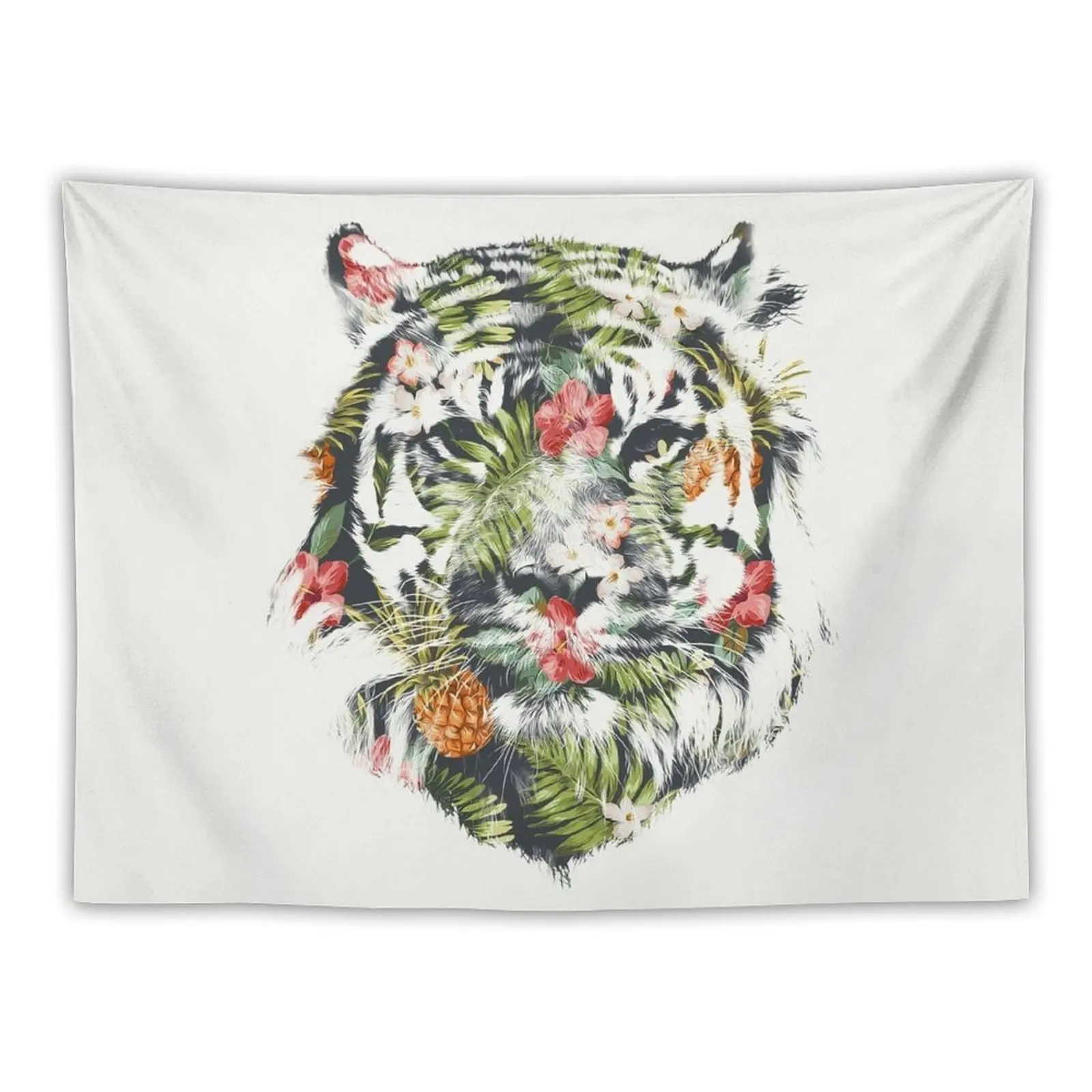 

Tropical Tiger Tapestry Bedroom Deco Luxury Living Room Decoration Aesthetic Home Decor Tapestry