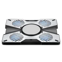 Aluminum Alloy Laptop Cooler Semiconductor Chip Base Cooling Tablet Stand Fan Pad