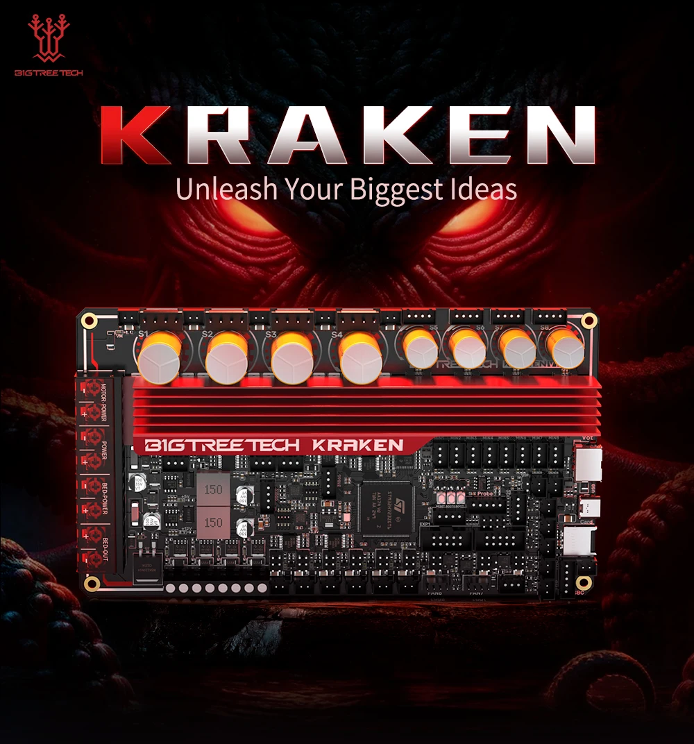 BIGTREETECH Kraken V1.0 Motherboard Onboard TMC2160 3D Printer