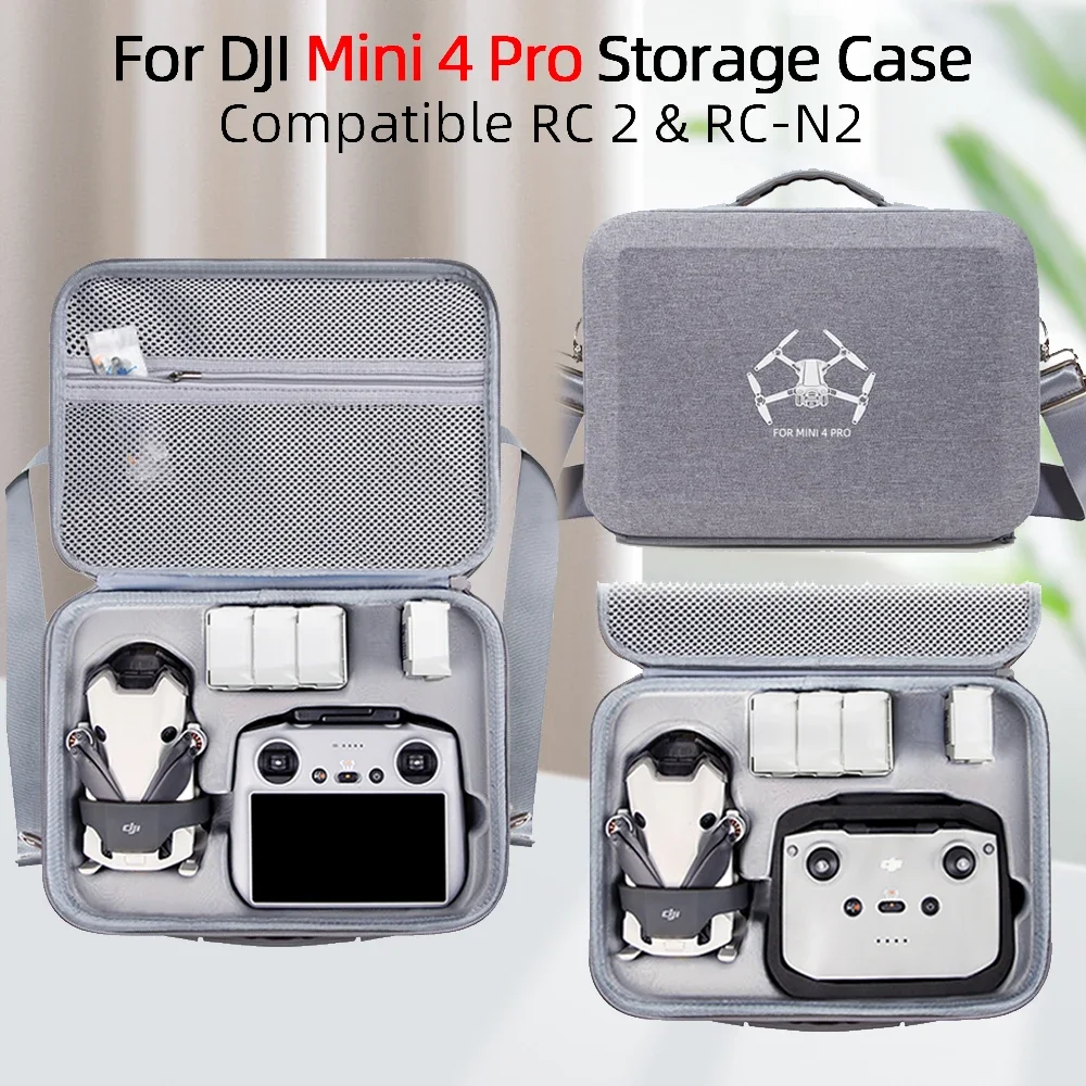 Drone Accessories For DJI Mini 4 PRO Drone Body Remote Control Accessories Shock Resistant Storage Box Shoulder Bag Handbag