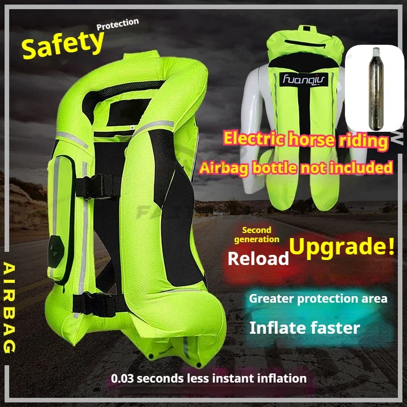 Nieuwe Motorfiets 에어백 조끼, 모토크로스 베일라이트스켈레딩 반사 조끼