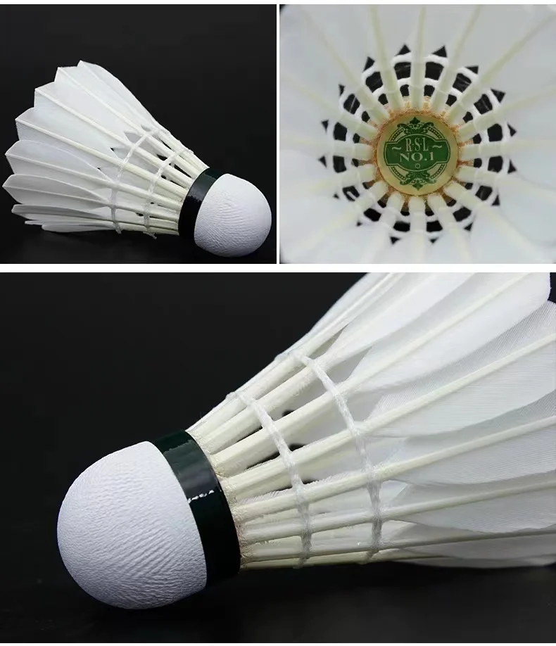 Original RSL shuttlecock RSL NO.1badminton Shuttlecock top grade duck feather shuttlecock for tournament 5tubes/lot