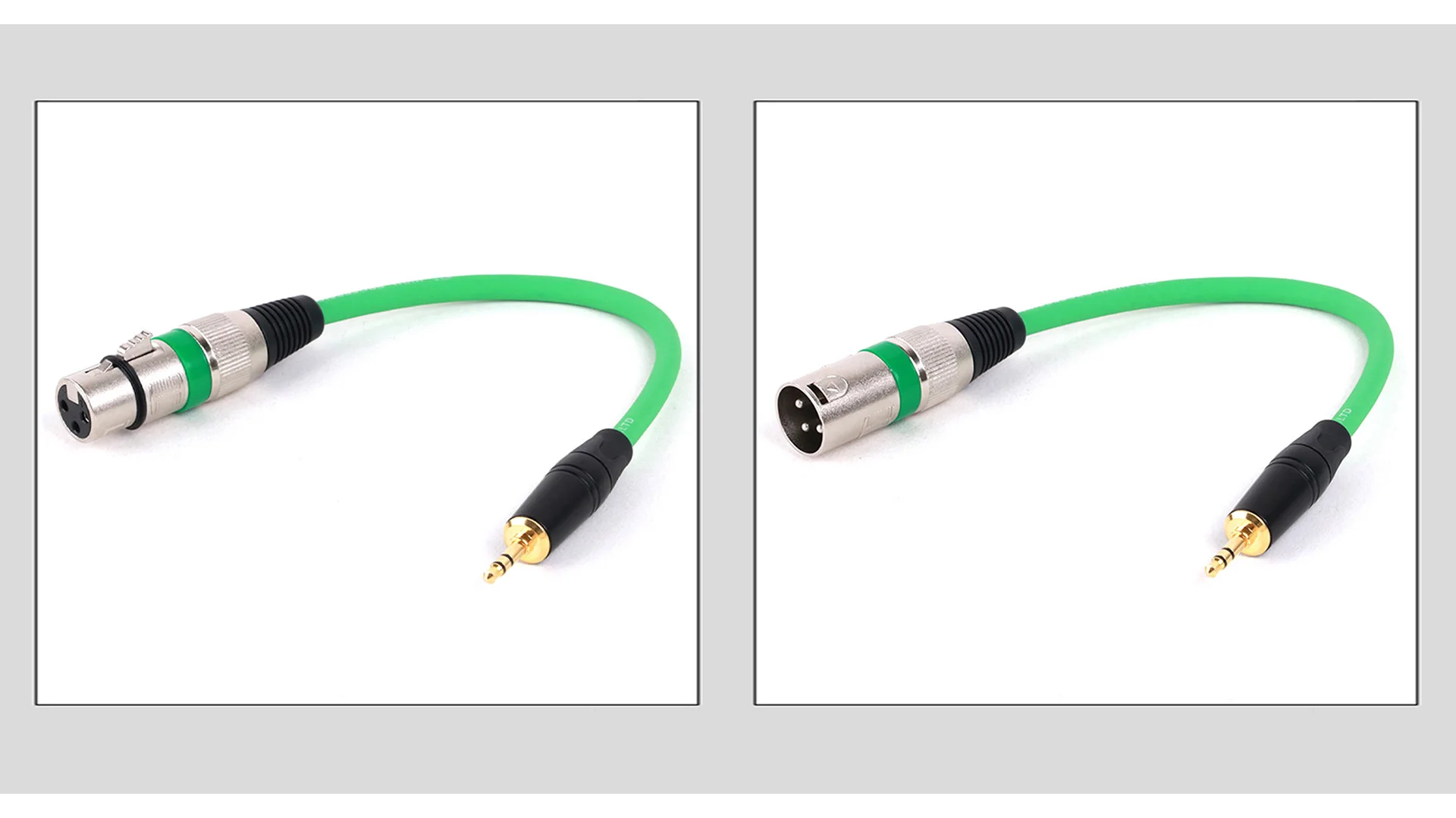 Guergguo bunte 3,5mm trs männliche Buchse zu 3pin xlr Kabel Buchse/männlich zu profession ellem Audio kabel Mikrofon Lautsprecher 0,3 M-25M – Detail 8