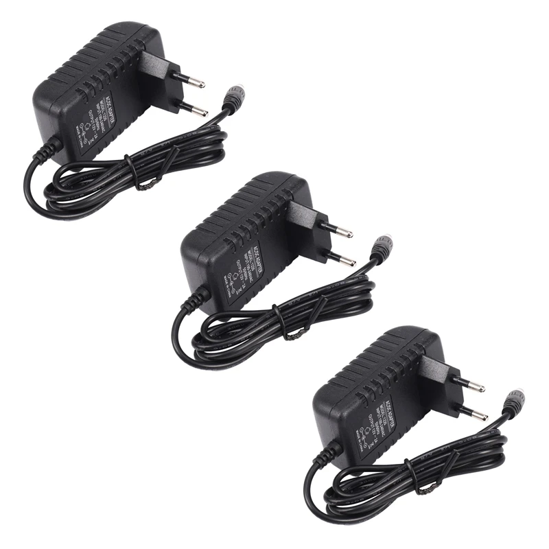 

3X Ac/DC 12V 2A 24W Power Supply Adapter Transformer For 5050 3528 LED Strip Light EU Plug