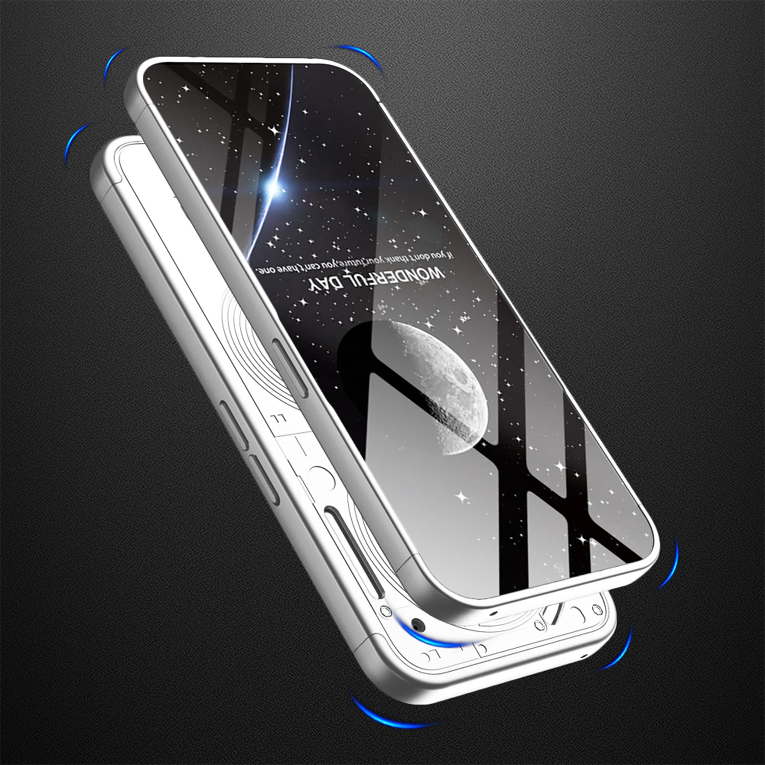 Shockproof Plastic Matte Case For Nothing Phone 2A Ultra-thin Back Light Precisi
