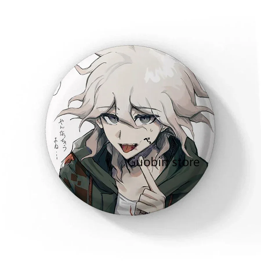 Coole Anime Abzeichen - 4er Set Mit Kirigiri Kyoko & Enoshima Junko Motiven