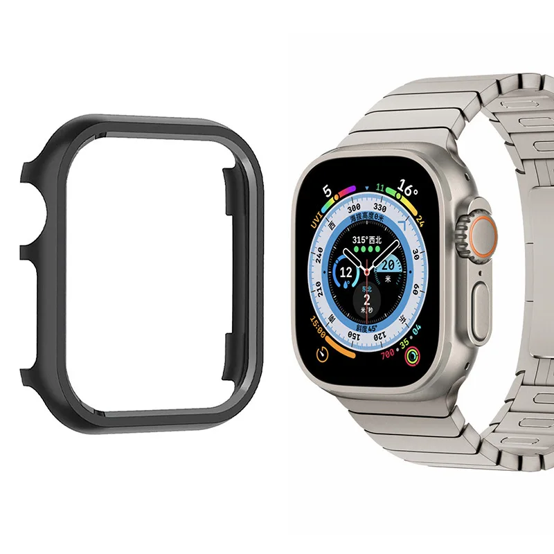 Premium Aluminum Alloy Metal Bumper Case for Smartwatch Protection