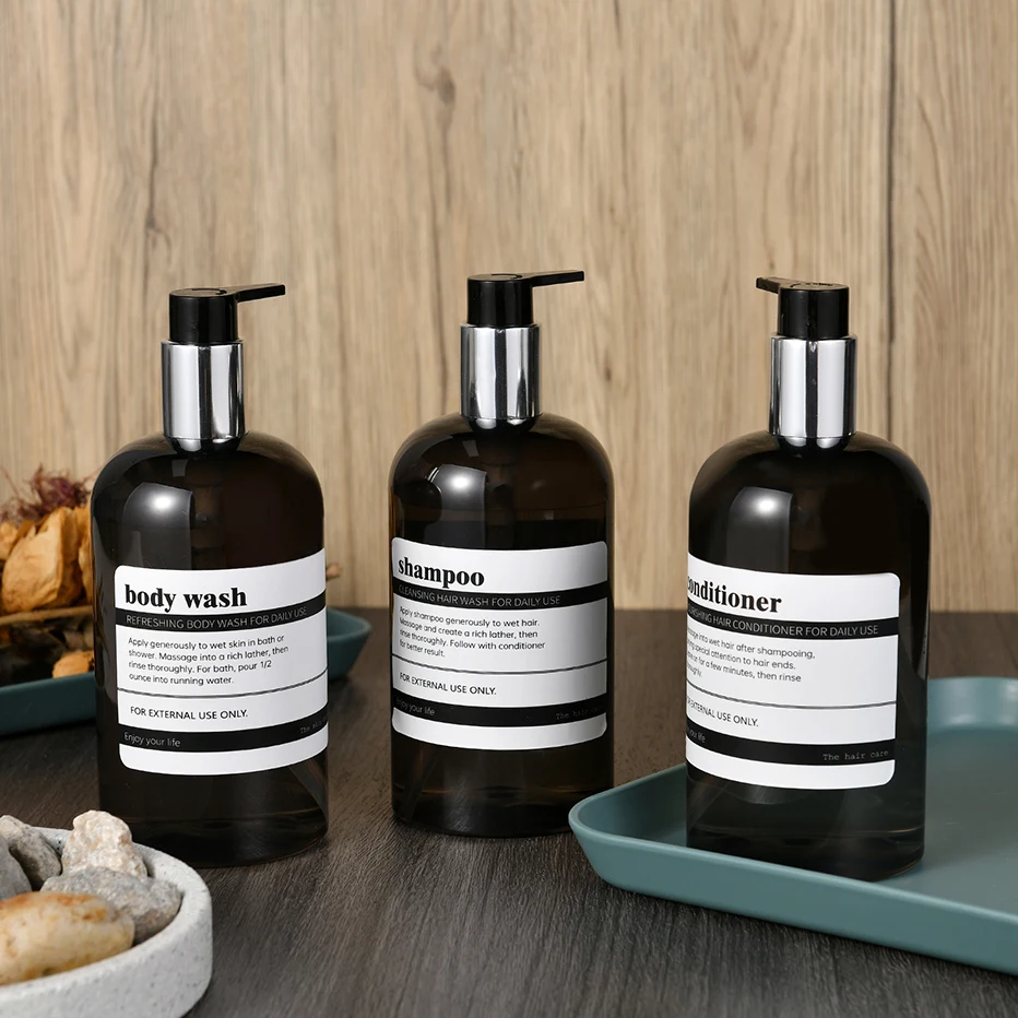 shampoo dispenser refillable bottle refillable plastic bottles soap dispenser bottle Shampoo Conditioner Body Wash Dispenser Bottles for Shower Pump Dispenser Empty Bottle Refillable Bathroom Soap Lotion Container