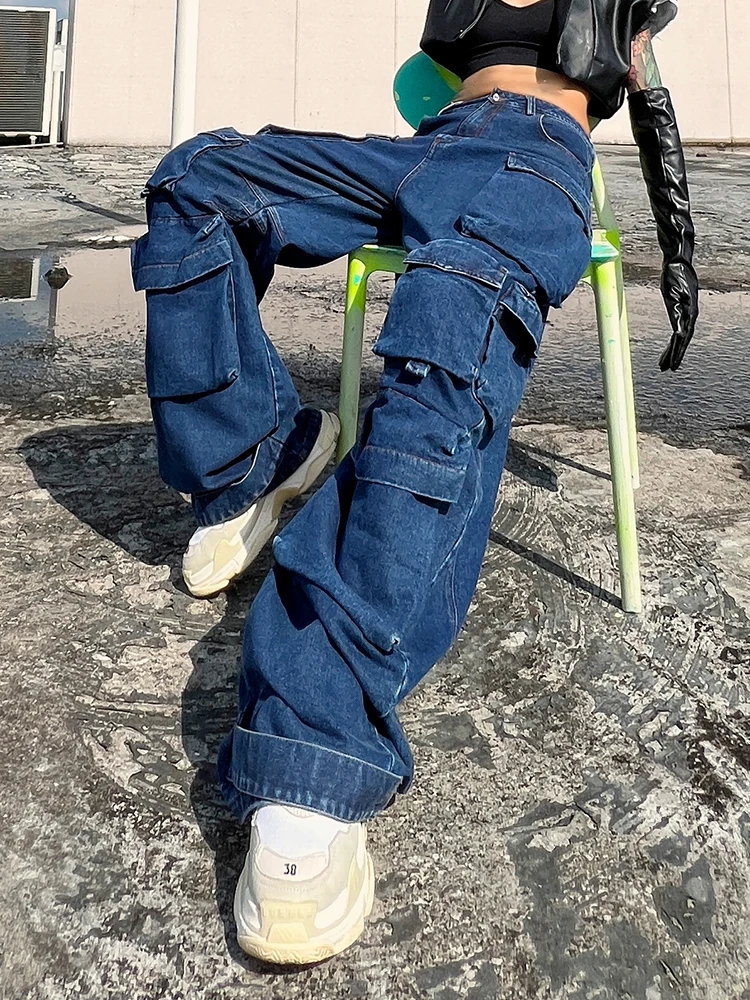 [WV PROJECT]★25SS★韓国人気★TWIN PINTUCK WIDE DENIM PANTS USPA1754_008_Pull_On_Pintuck_J