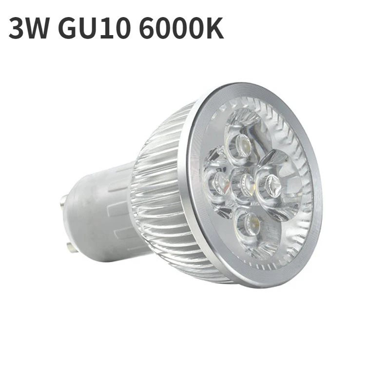3W GU10 6000K