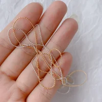 40cm Ultra-thin Nail Art Metal 0.8mm Steel Chain Nail Decor Ecorations Accessories Cutable Jewelry Drill Rhinestones for Nails 2