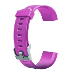 Premium TPU Replacement Strap for Fitness Tracker Watch (PURPLE)
