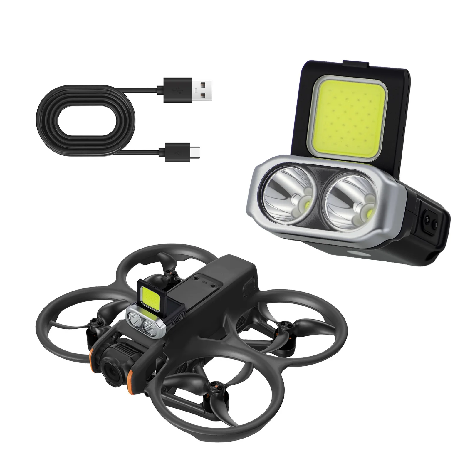 Projecteur LED Drone Haute Luminosité 4 Modes DJI Avata 2 FPV