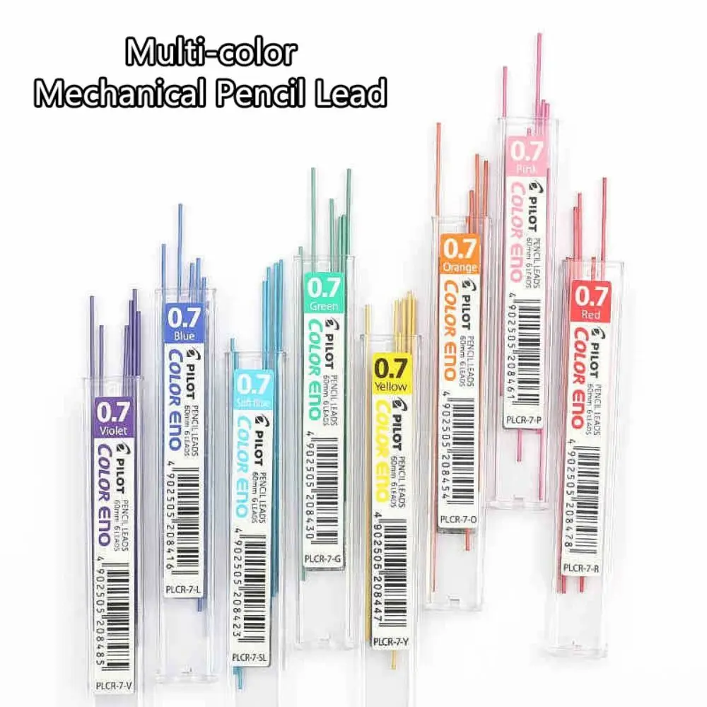 Multi-color Mechanical Pencil Lead 0.7mm 2B Colorful Pencil Lead Automatic Pencil Lead Refill School Art Sketch Drawing Supplies 2
