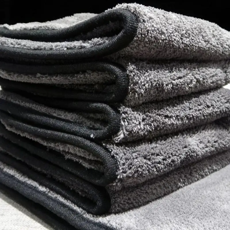 

Car Wash Drying Towels Double-Layer Absorbent Car Washing Towels Anti-Scratch Soft Fast Drying Cleaning Cloth Car Towel For Auto