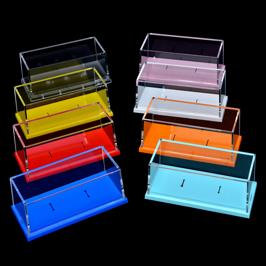 Bivitre Hot Wheels - Vitrina de coche a escala 1/64 con luz LED y