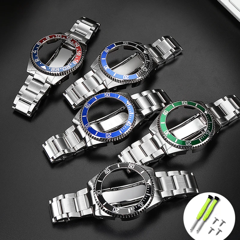 Adatto Per Casio G-Shock Ga-2100/2110 Retrofit Rolex Water Ghost Retrofit In Acciaio Inossidabile Accessori Per Custodie In Acciaio Raffinato