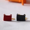 1 Pc Metal chain pack Doll Bag Miniature Shopping Handbag for Clothes Accessories 3
