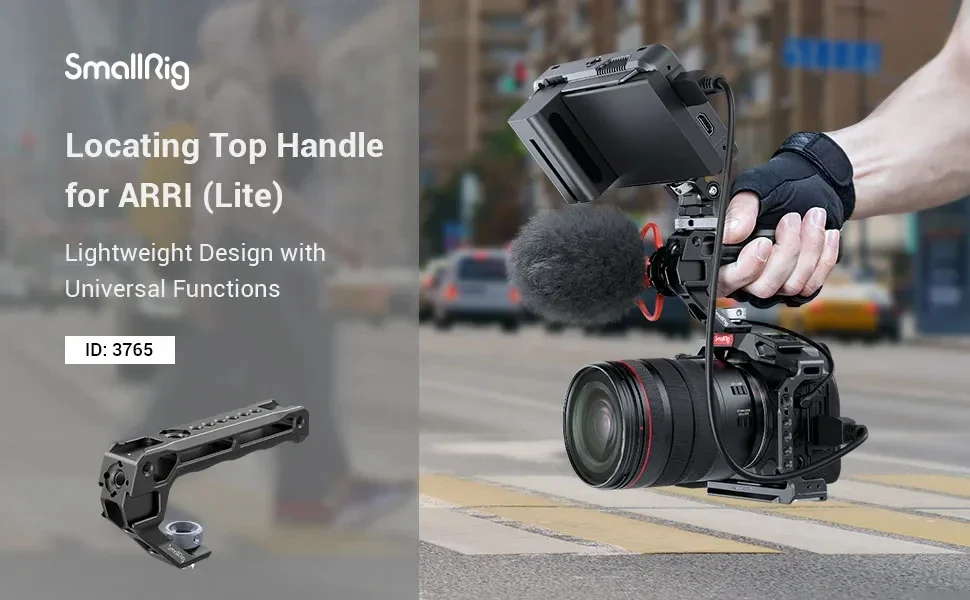 SmallRig Top Handle 5 Built-in Cold Shoe Mounts Portable Camera Handle For Sony