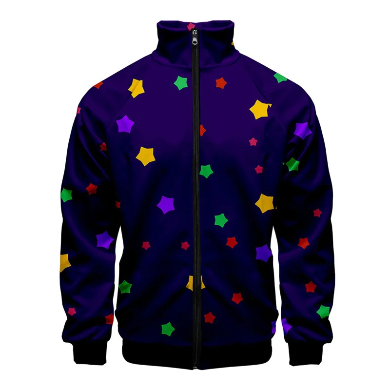 thumbnail image 1 of Chaqueta con estampado geométrico 3D para hombre, abrigo deportivo callejero de gran tamaño, estilo Harajuku, para primavera y otoño, chaquetas con cremallera, ropa para hombre, 1 of 5