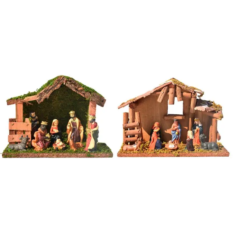 ChristmasNativityDecorationsChristmasNativitySceneResinStable