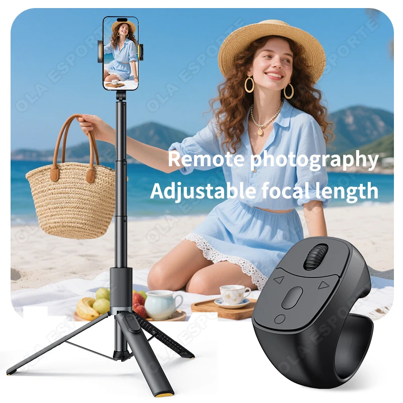 Bluetooth 5.3 Wireless Fingertip Ring Remote Control Page Turner Browsing Scrolling Rings Wireless Camera Shutter Selfie Button