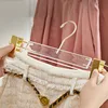 Crystal Acrylic Clothes Hanger Pants Organizer,Anti-slip Coat Rack for Dress Skirt Hanger,Wardrobe Saves Space,8/16Pcs 2