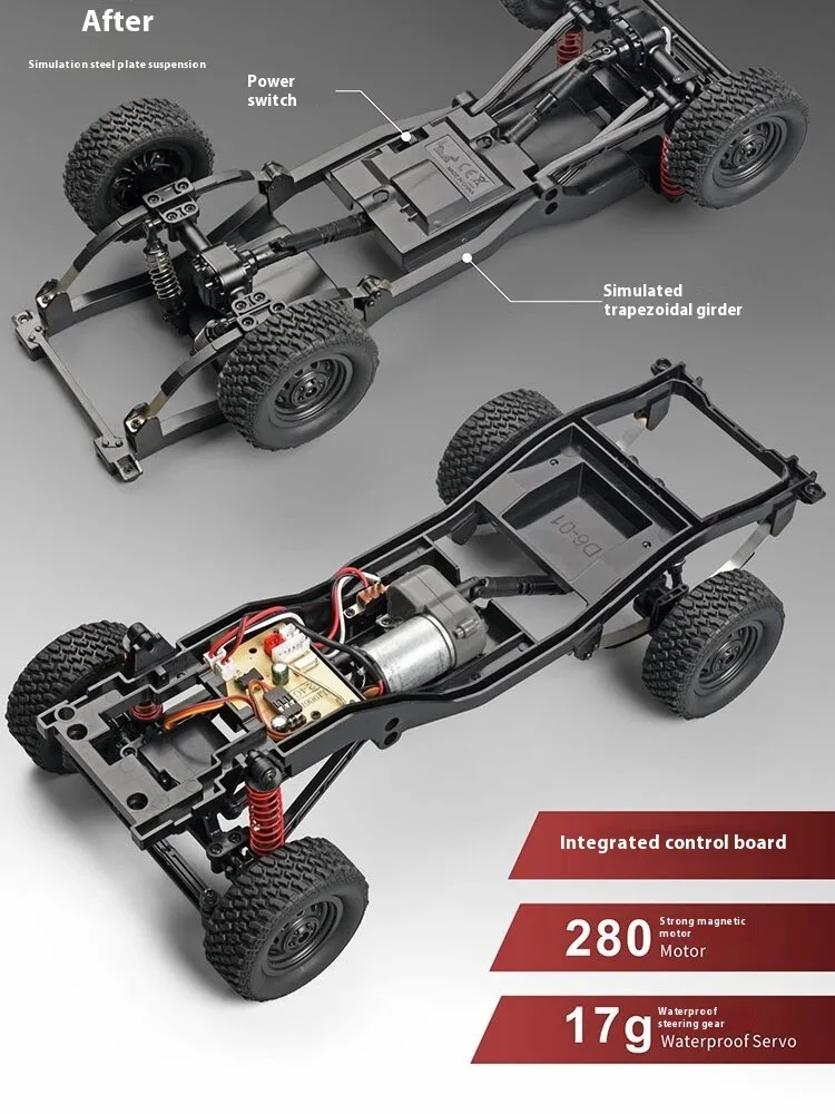 In Stock New Upgrade Mn82 ro Mn82Pro Dinosaur sticker version Mood ware Metal parts  1:12  Full-Scale Simulation Lc79 4wd Pickup 3