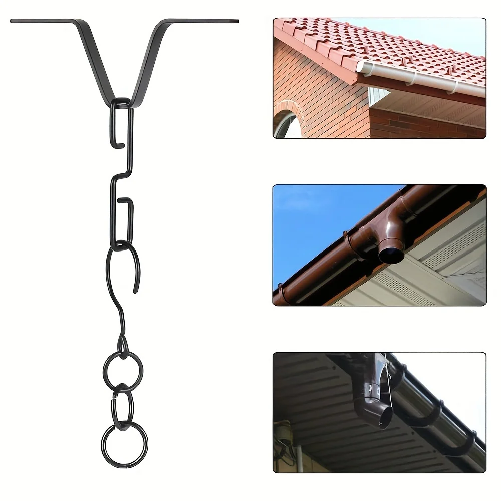 Rain Chain Hook Installer，Standard Installation Kit for Gutter ...