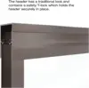 Classic Sliding Shower Door Fits 56 to 60 inch opening Clear Glass Oil Rubbed Bronze Finish repel water in the shower 3