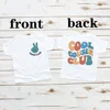Cool Cousin Club Print Child Shirt New Cousin Birthday Shower Party Outfit T-shirt Family Reunion Kids Tee Boys Girls Retro Tops 3